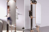 Full-Length Mirror Cat Towers Image 2