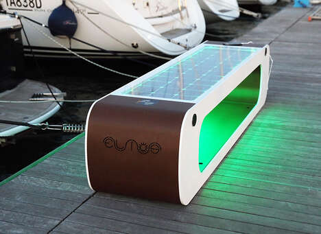 Tech-Enriched Park Benches