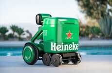 Beer-Branded Cooler Robots