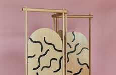 Simplistic Patterned Room Dividers