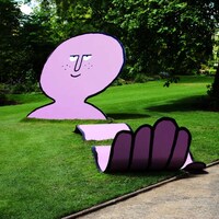 Cartoonish Botanical Garden Sculptures Image 1