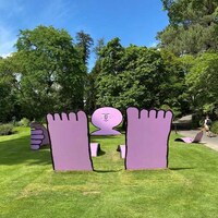 Cartoonish Botanical Garden Sculptures Image 2