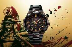 Luxe Samurai-Inspired Timepieces