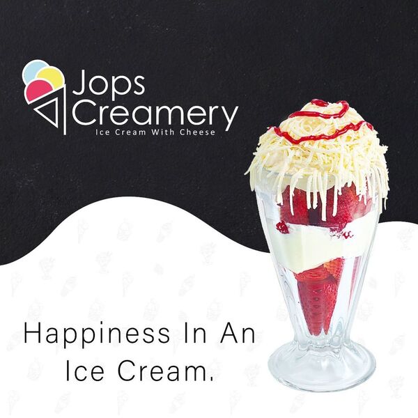 Cheese-Topped Ice Creams
