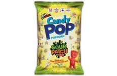 Sour Candy Popcorn Snacks