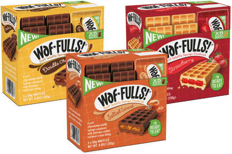 Sweet Waffle Sandwiches