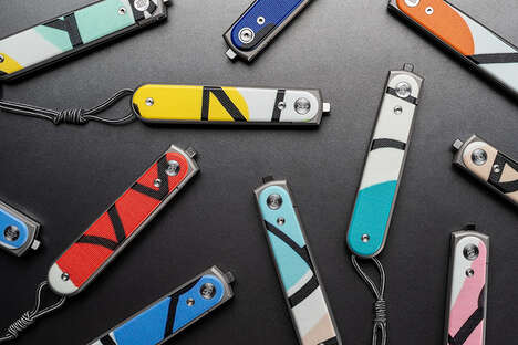 Artistically Enhanced Pocket Knives