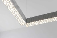 Linear Honeycomb Ceiling Lights Image 2