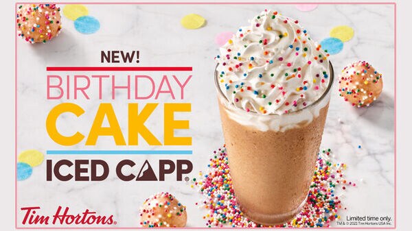 Cake-Flavored Iced Coffee Drinks
