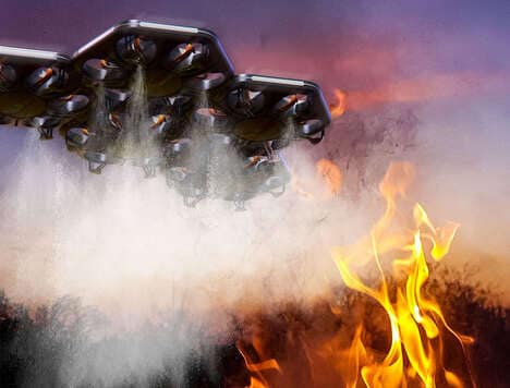 Forest Fire-Fighting Drones