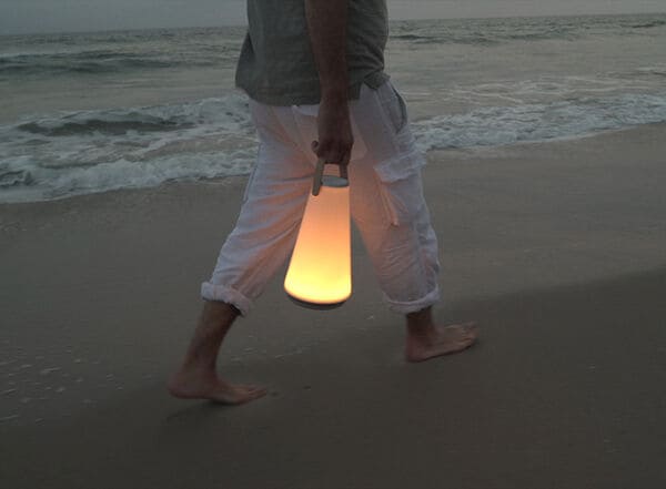 Campfire-Inspired Table Lamps