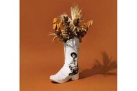 Cowboy Boot-Shaped Ceramic Vases Image 1