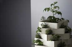 Compact Stackable Planters