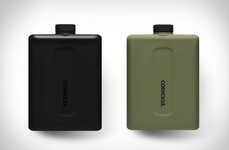 Hip Flask-Inspired Canteens