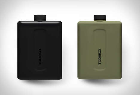 Hip Flask-Inspired Canteens