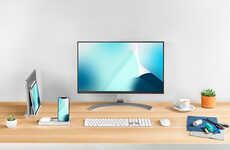 All-in-One Desktop Technology Holders
