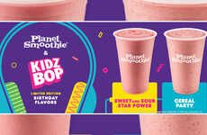 Birthday-Themed Smoothie Flavors