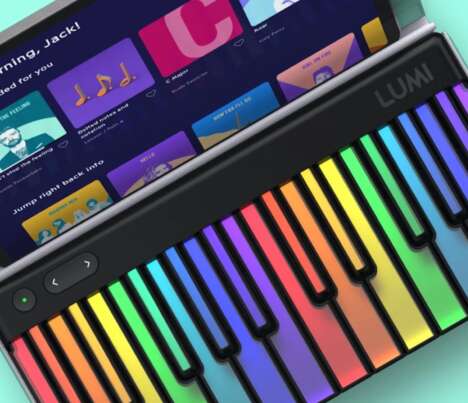 Luminescent Learning Keyboards