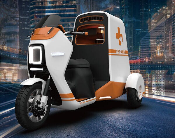 Futuristic Urban Pet Ambulances