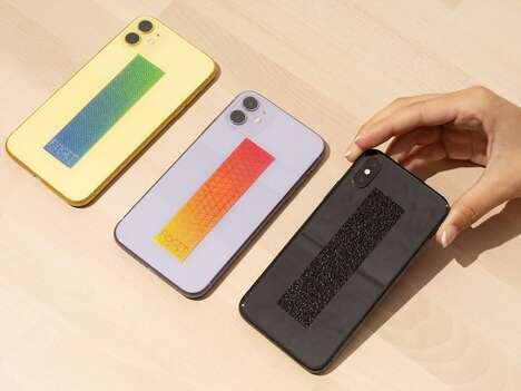 Textural Fidget-Friendly Technology Strips
