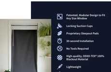 Easy-Install Portable Blackout Curtains