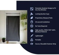 Easy-Install Portable Blackout Curtains Image 1