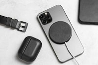 Leather-Made Magnetic Charger Covers Image 1