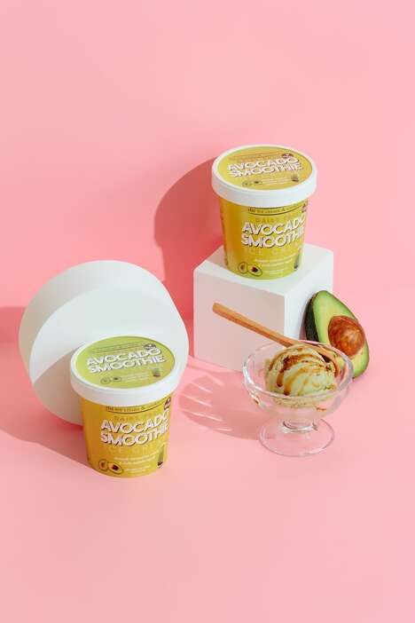 Dairy-Free Avocado Ice Creams