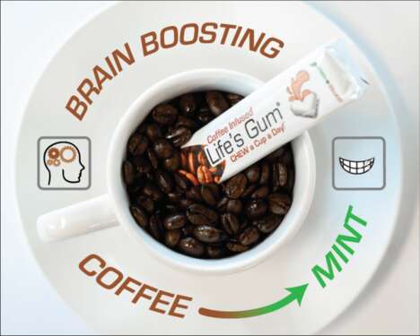Coffee-Infused Chewing Gums