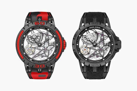 Tire Rubber-Accented Timepieces