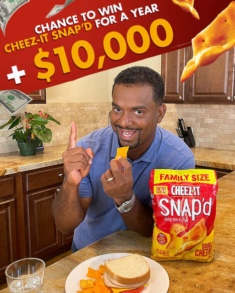Comedian-Staring Snack Giveaways