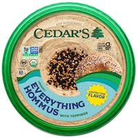 Bagel-Flavored Hummus Dips