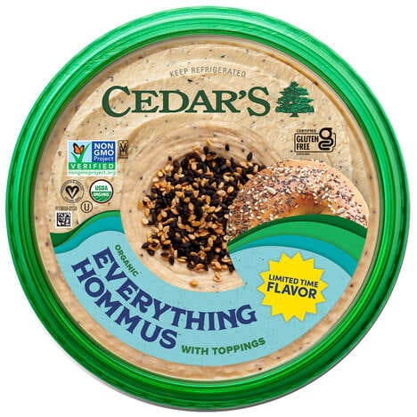 Bagel-Flavored Hummus Dips