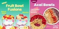 Summertime Frozen Yogurt Bowls