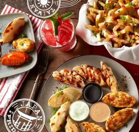 International Appetizer Lineups