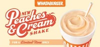 Summery Peach Milkshakes Image 1