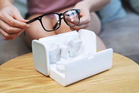 Automated Eyewear Cleaning Systems