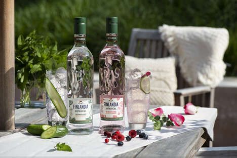 Refreshing Botanically Infused Vodkas