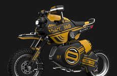 Rugged Off-Road Motorcycle Designs