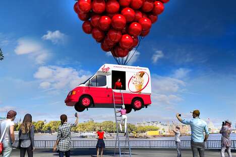 Floating Ice Cream Trucks