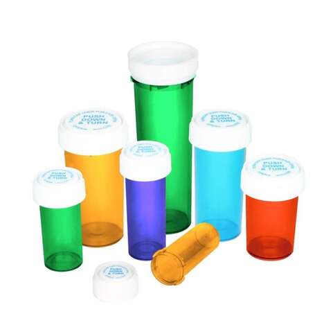 Reversible Cap Cannabis Containers