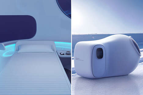 Relaxing Airport Rest Pods