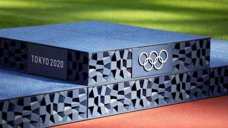 Artist-Designed Upcycled Podiums