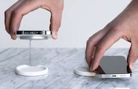 Magnetic Mobile Charger Coasters Image 1