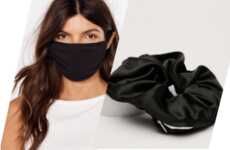 Face Mask-Holding Scrunchies