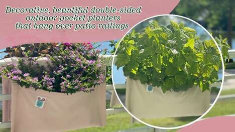 Double-Sided Outdoor Pocket Planters