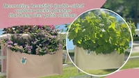 Double-Sided Outdoor Pocket Planters