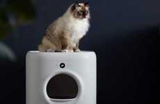 Connected Self-Cleaning Litter Boxes