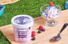 Swirled Berry Ice Creams