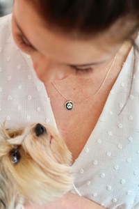 Custom Paw Print Necklaces Image 3